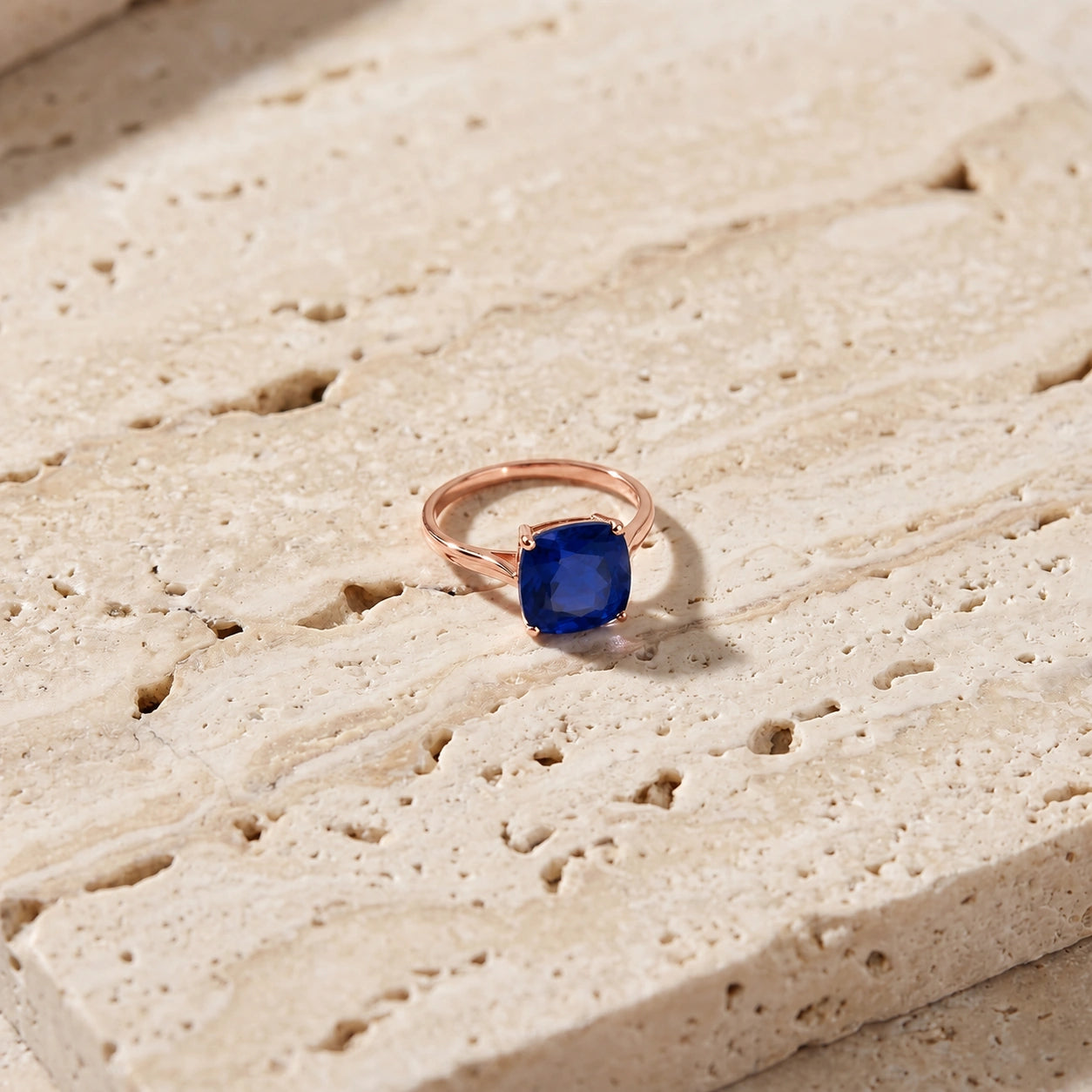 Rose Gold Sapphire — Angelica