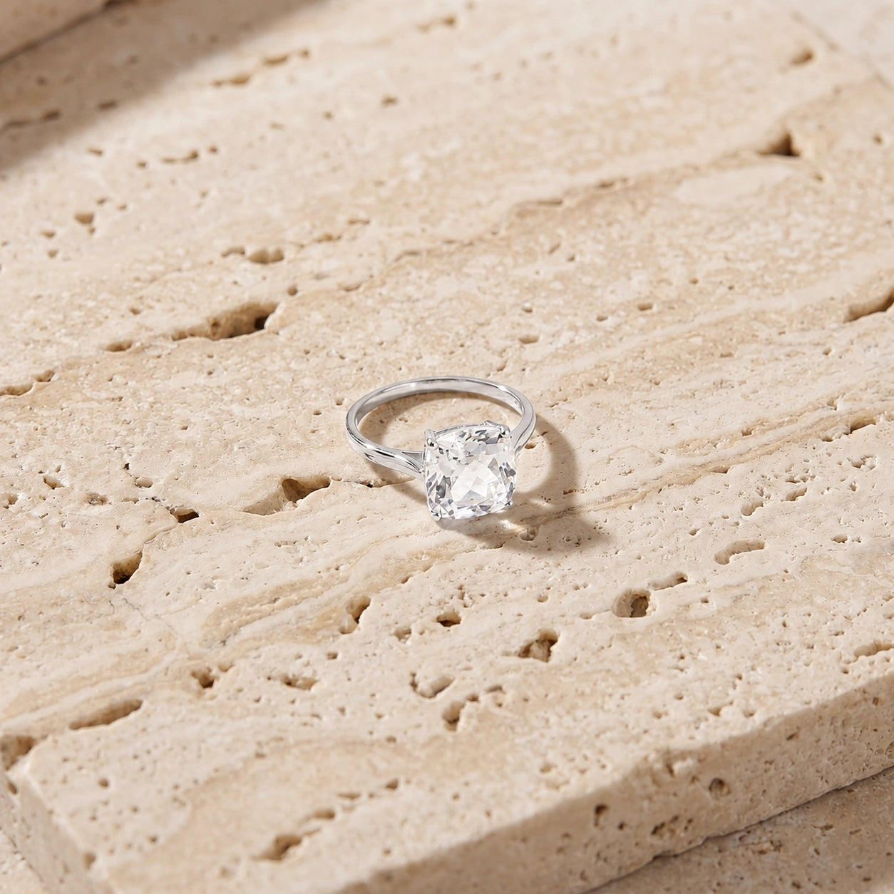 White Gold White Topaz — Angelica