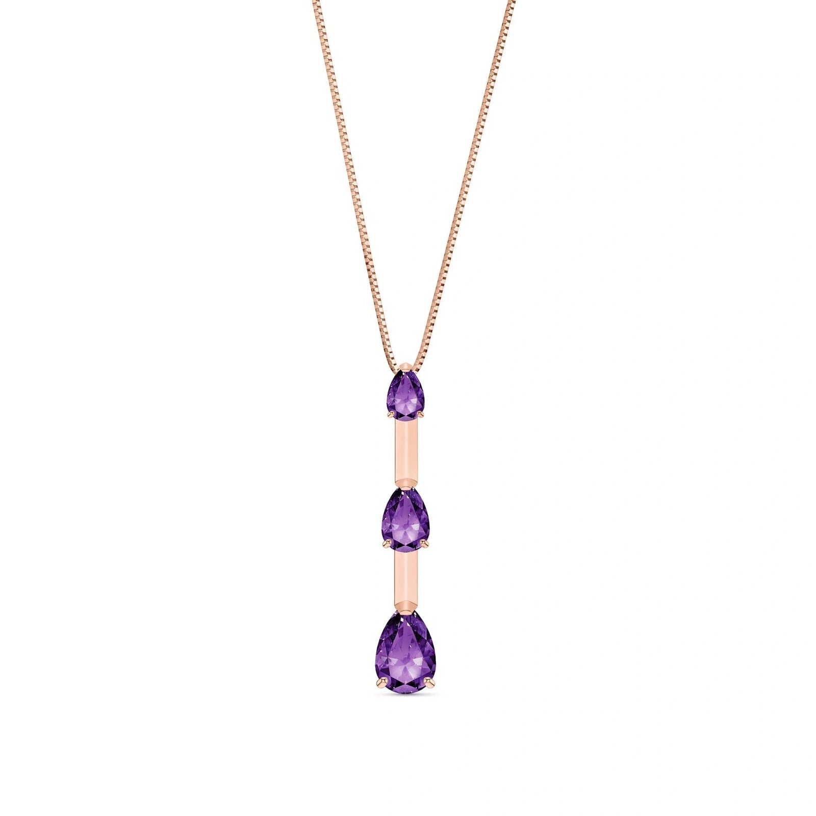 Rose Gold Amethyst — Ylenia