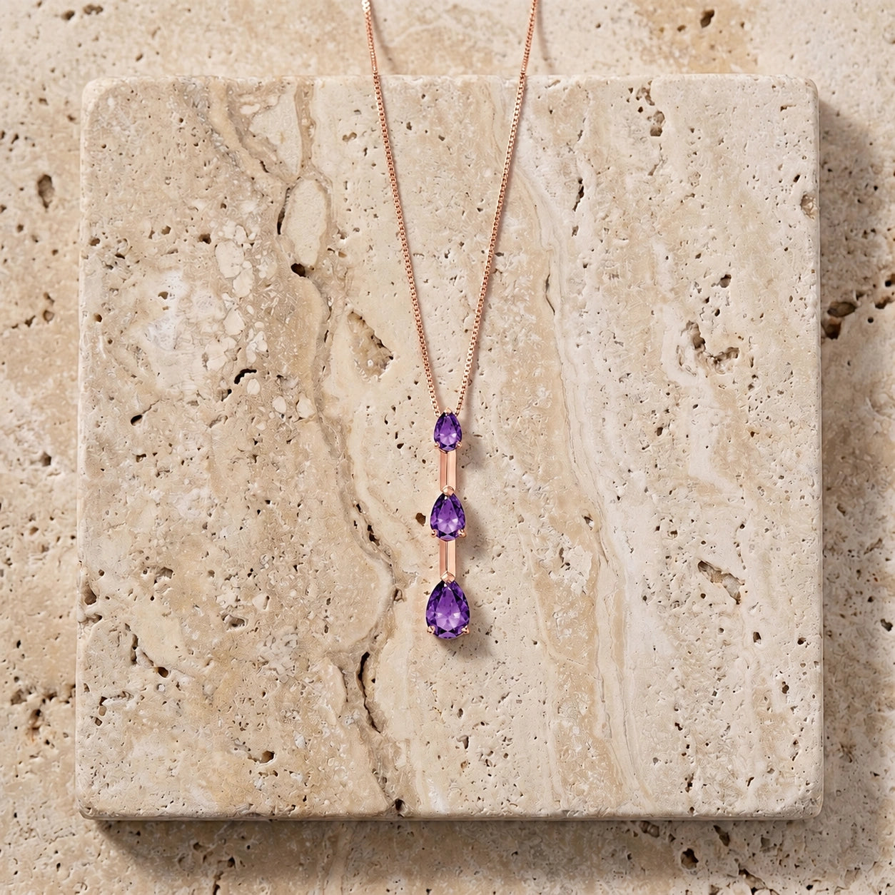 Rose Gold Amethyst — Ylenia