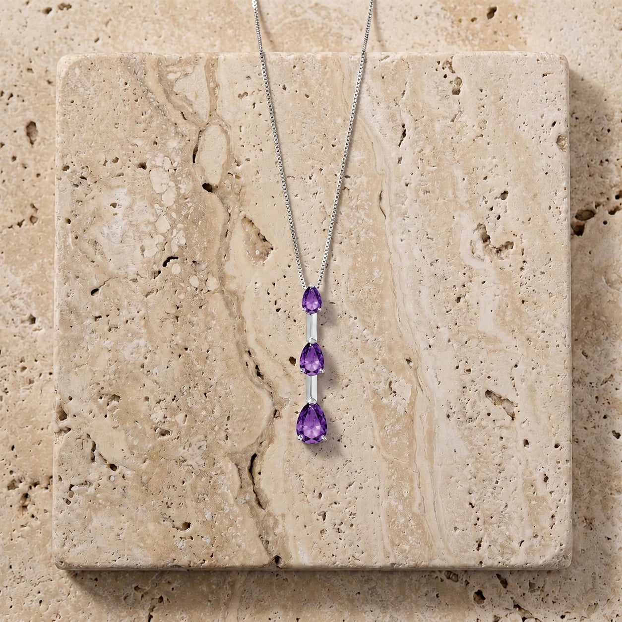 White Gold Amethyst — Ylenia