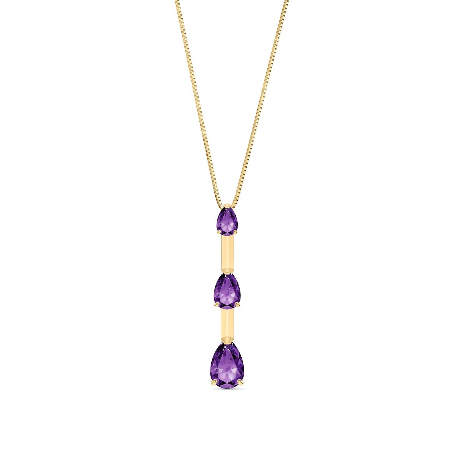 Yellow Gold Amethyst — Ylenia