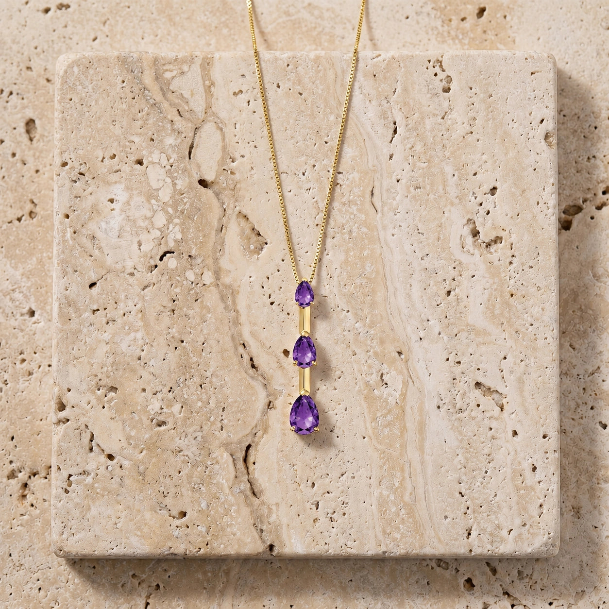 Yellow Gold Amethyst — Ylenia