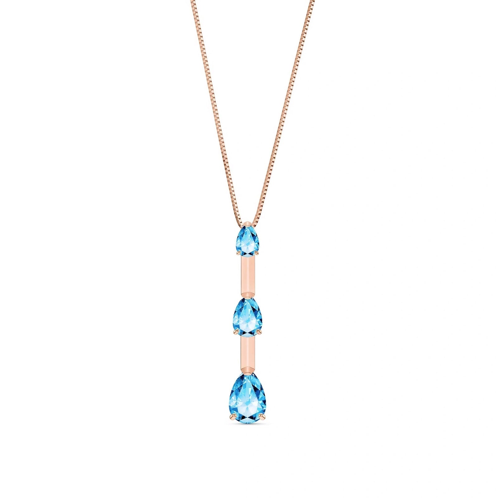 Rose Gold Blue Topaz — Ylenia