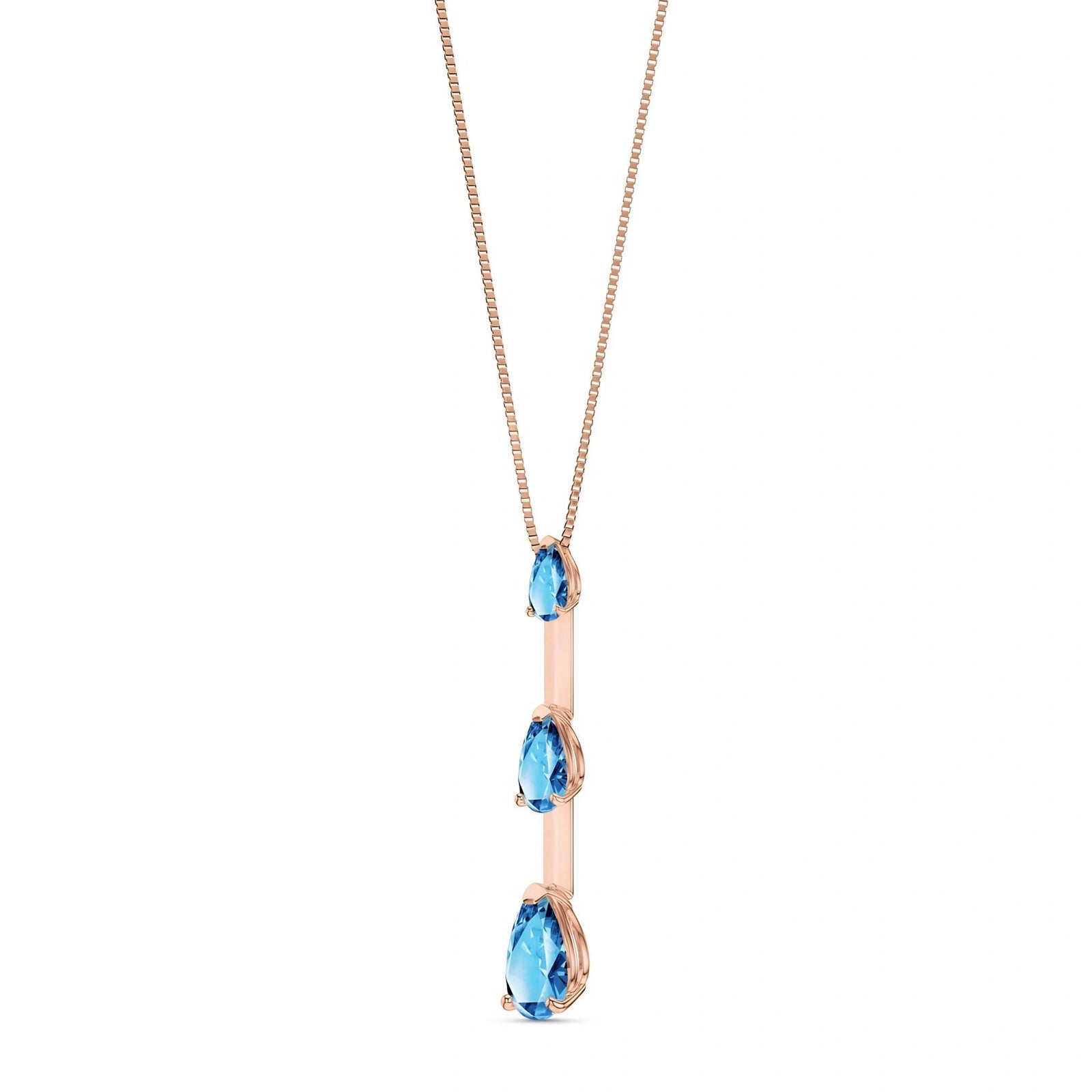 Rose Gold Blue Topaz — Ylenia