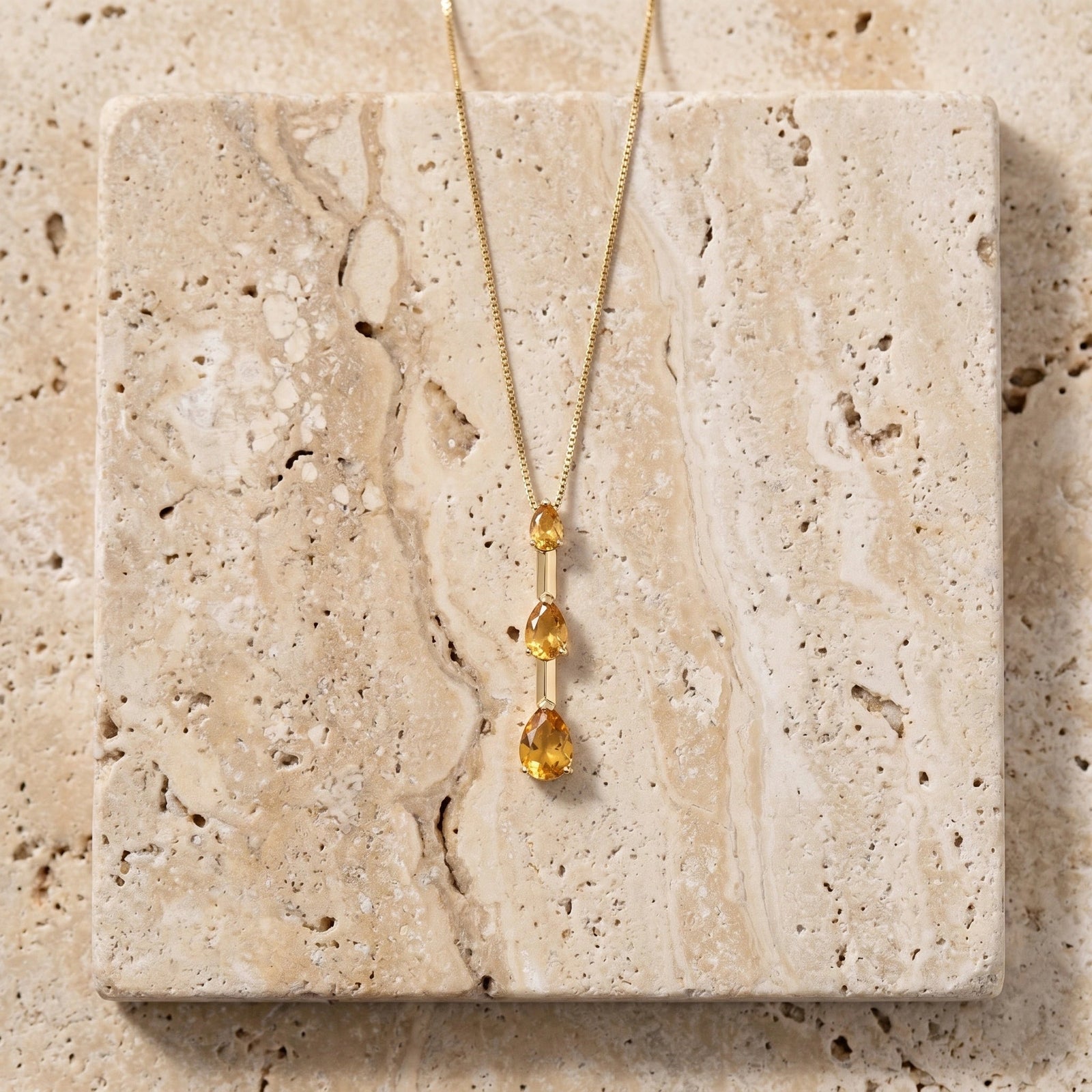 Yellow Gold Citrine — Ylenia