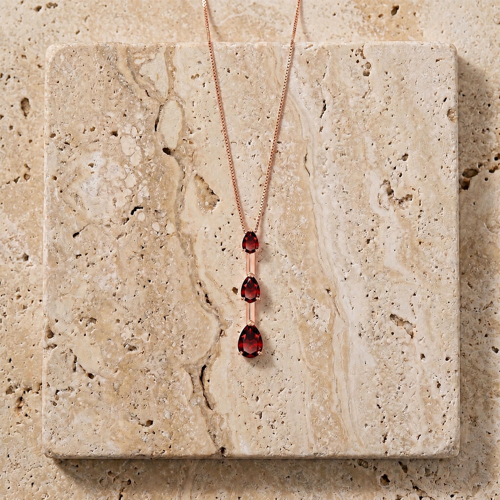 Rose Gold Garnet — Ylenia
