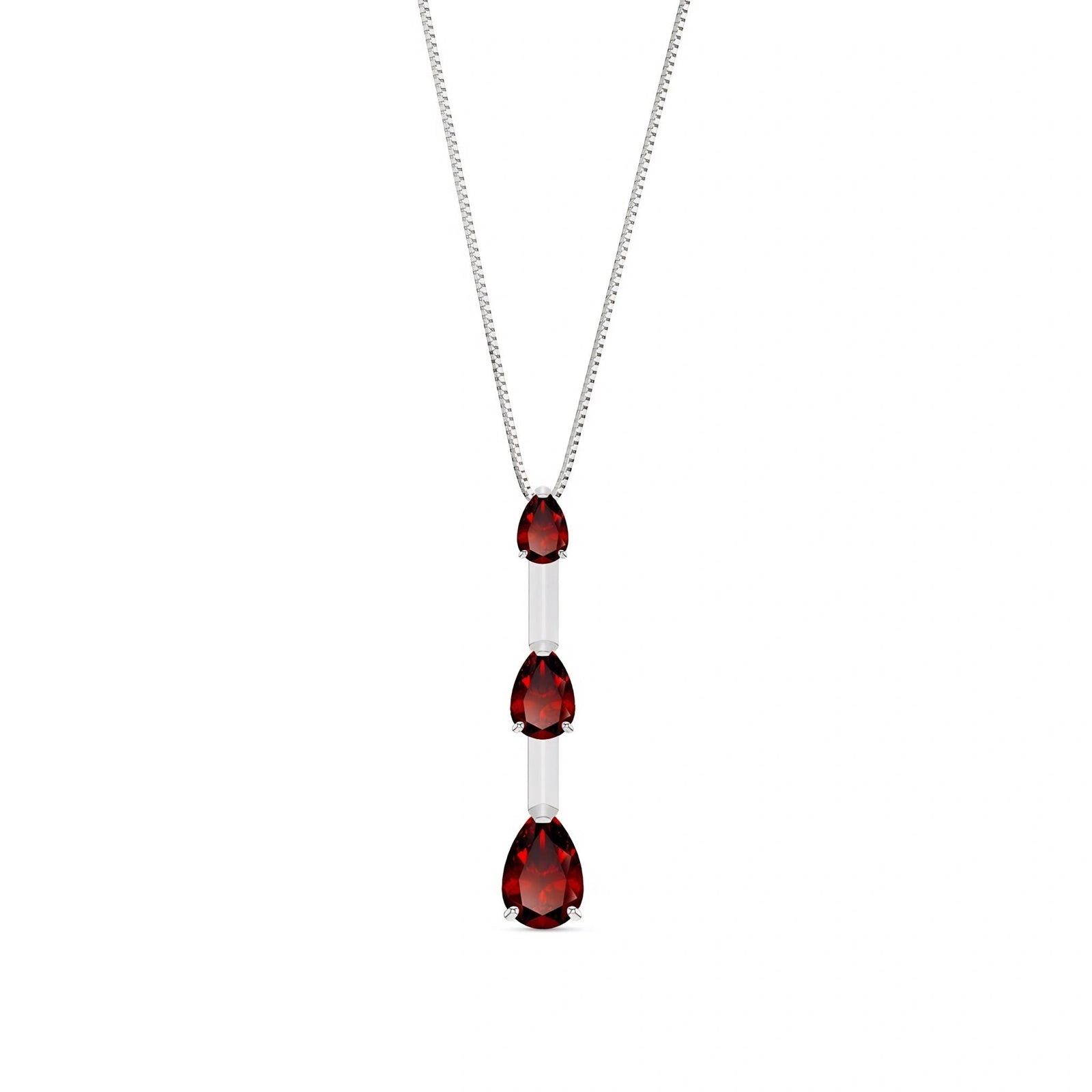 White Gold Garnet — Ylenia