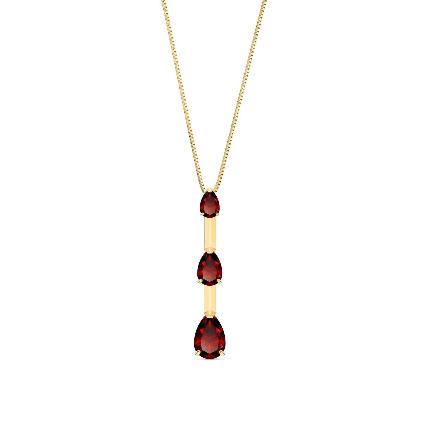 Yellow Gold Garnet — Ylenia