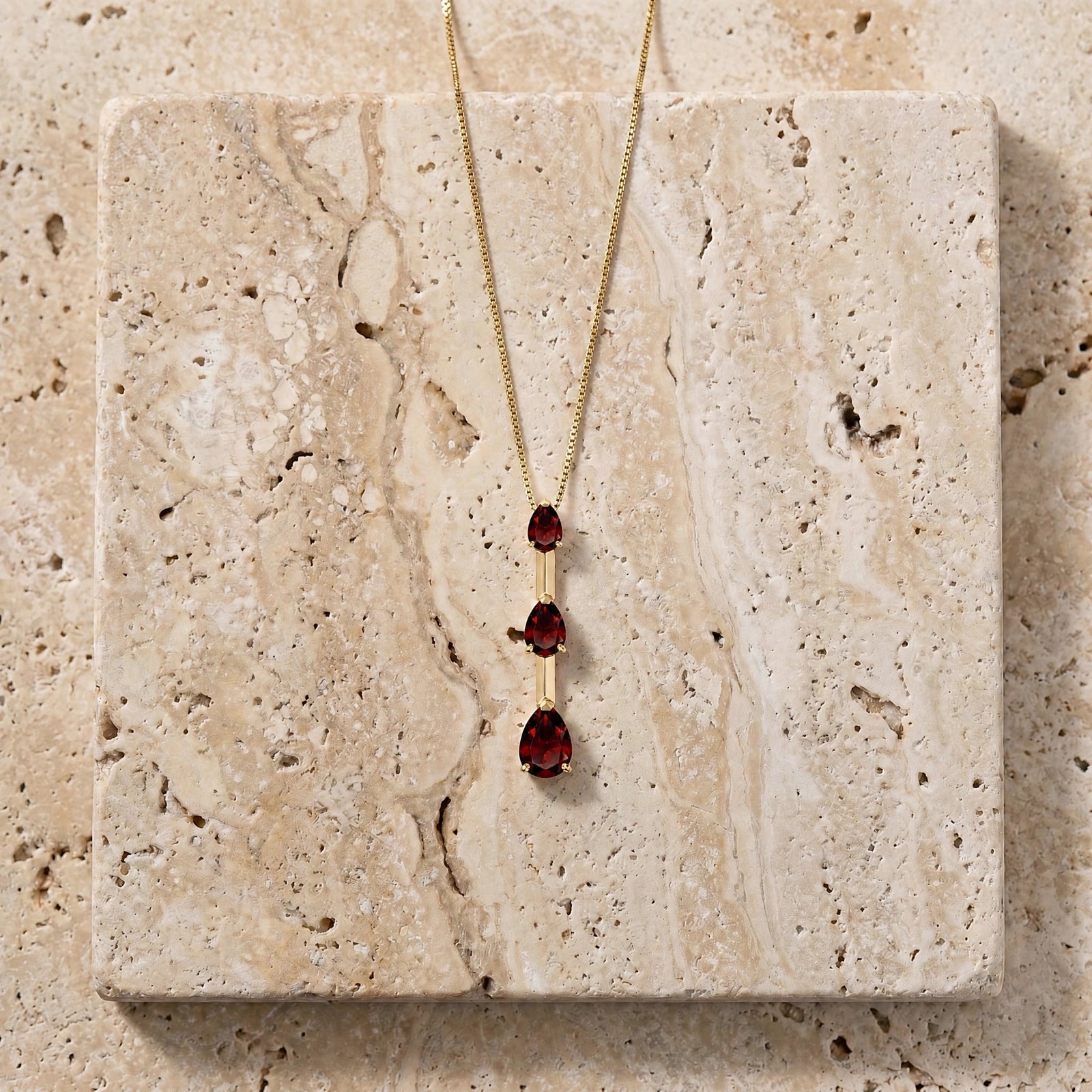 Yellow Gold Garnet — Ylenia