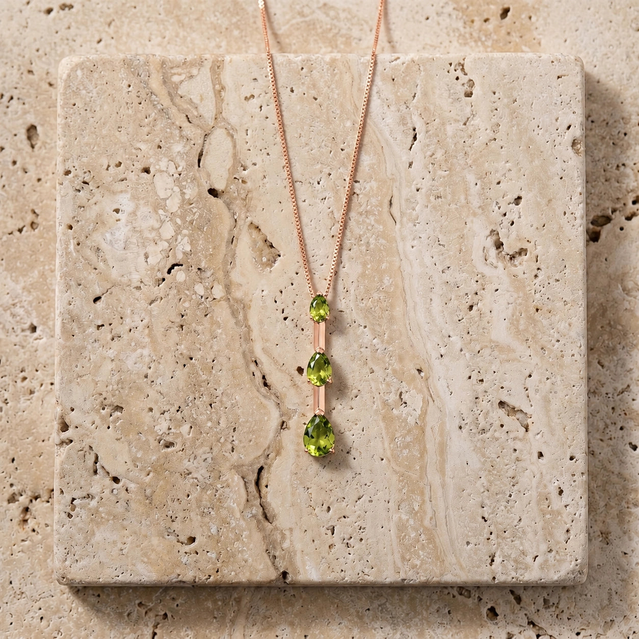 Rose Gold Peridot — Ylenia