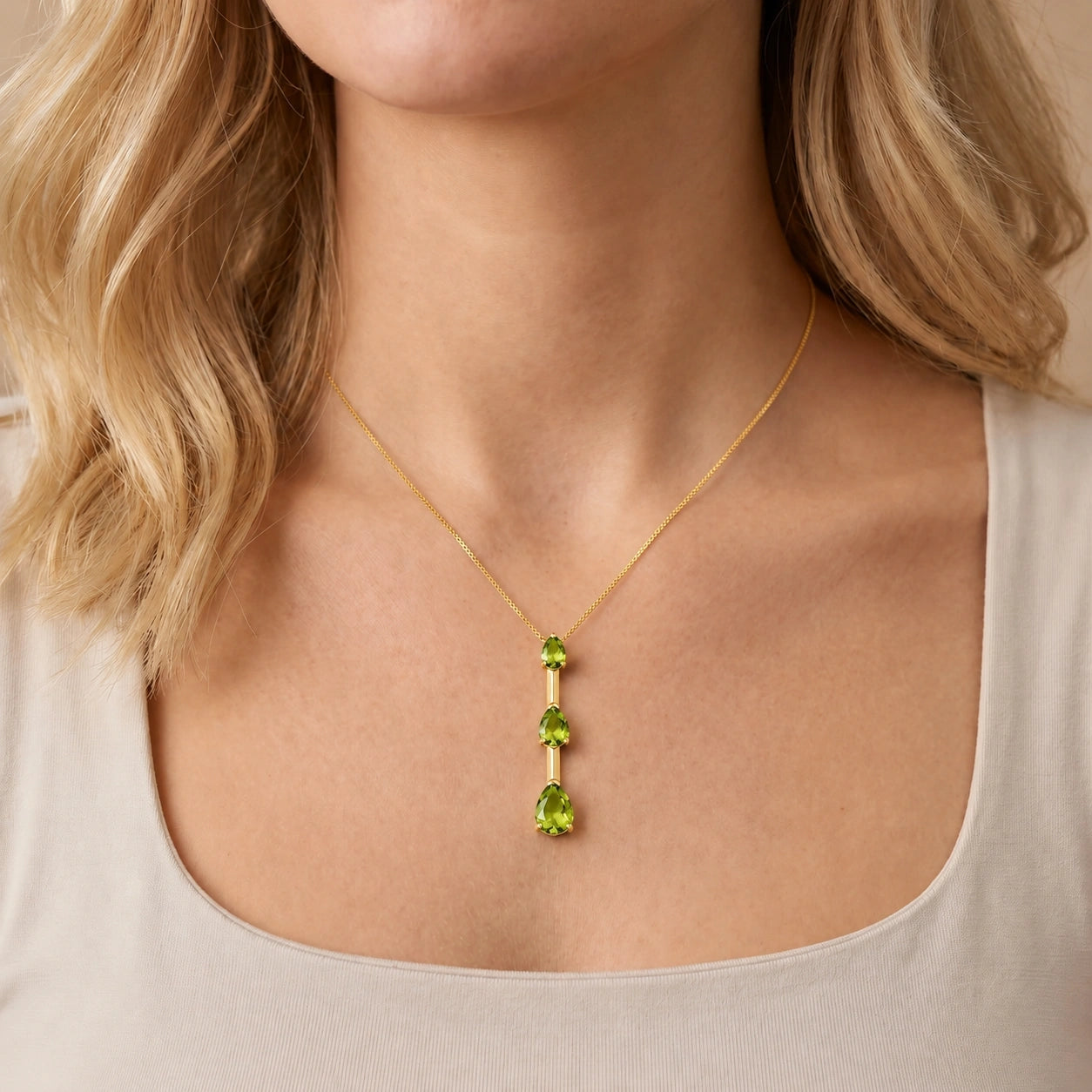 Yellow Gold Peridot — Ylenia