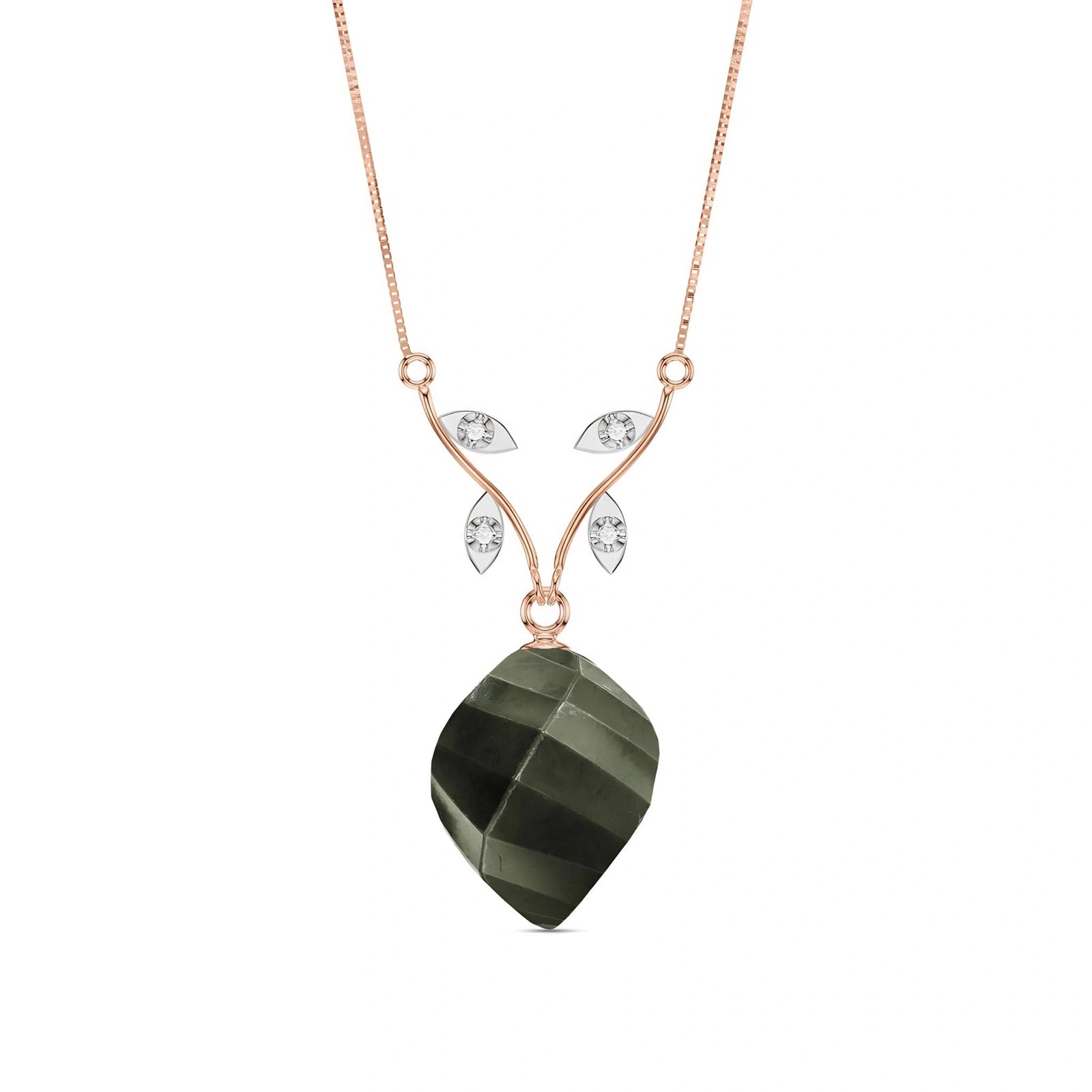 Rose Gold Spinel & Diamond — Anselma