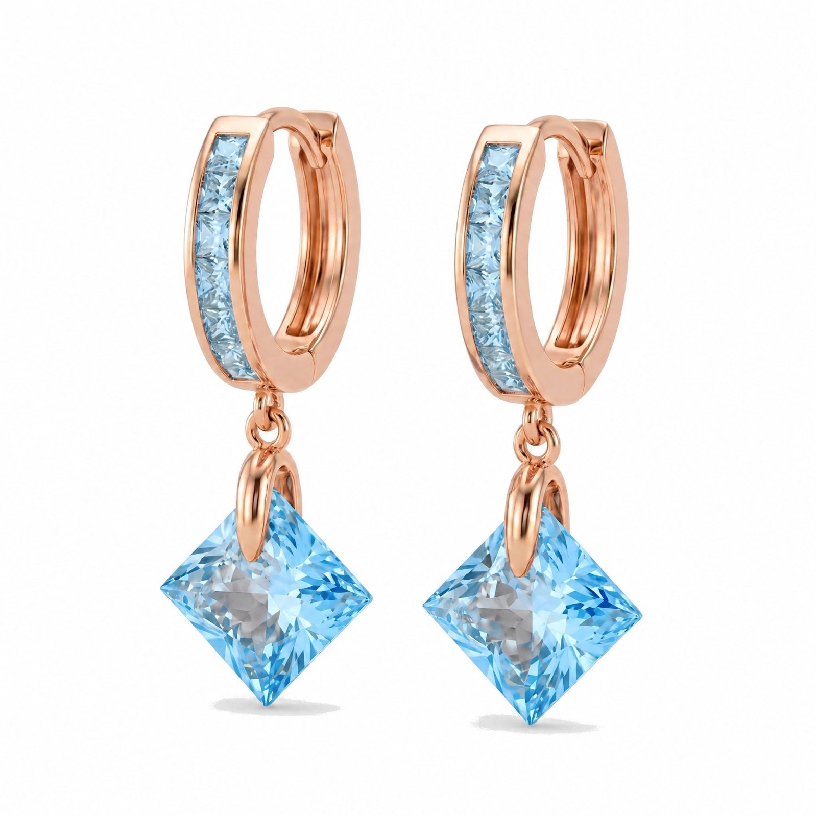 Rose Gold Blue Topaz — Mariaanita
