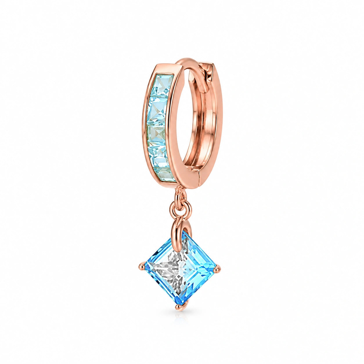 Rose Gold Blue Topaz — Mariaanita