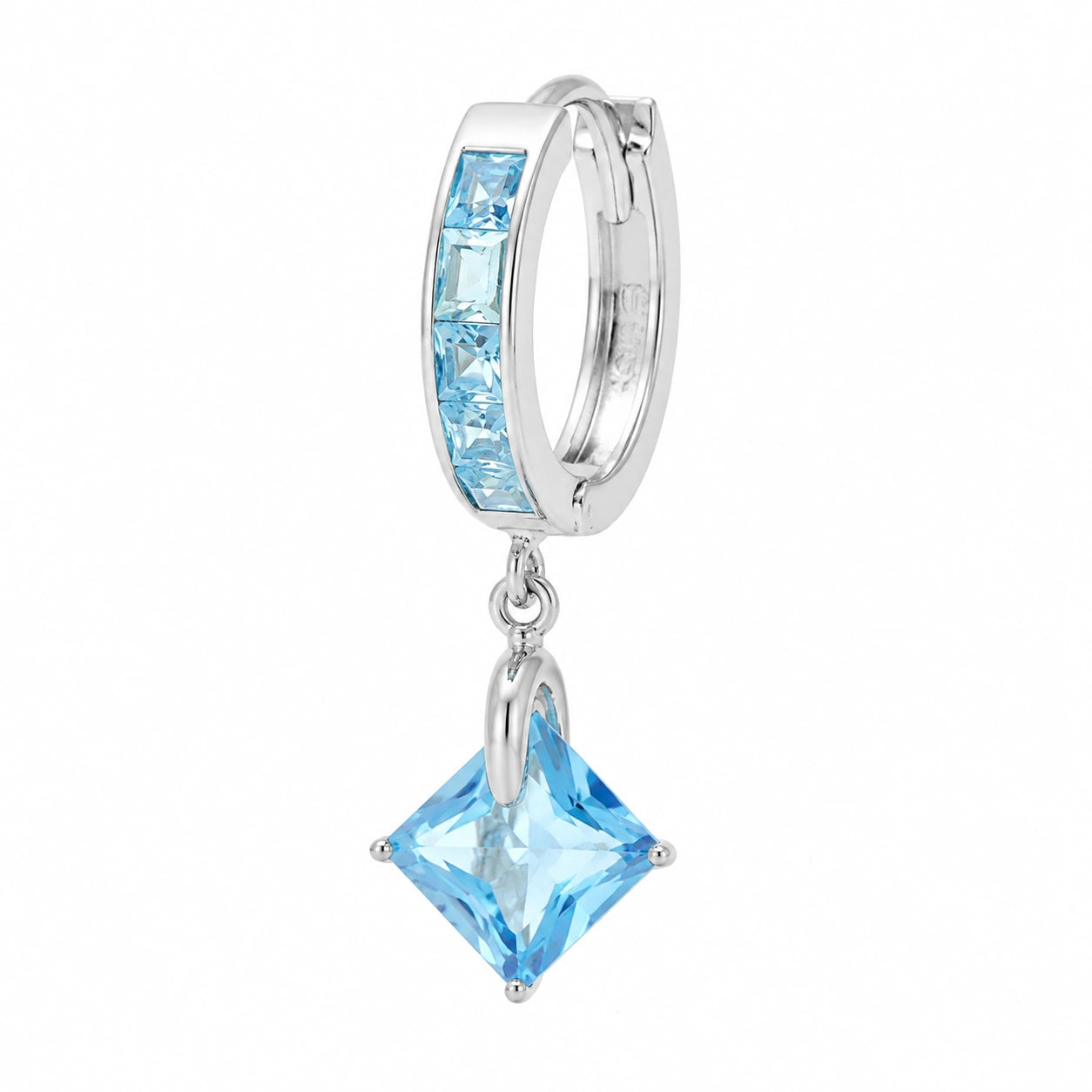 White Gold Blue Topaz — Mariaanita