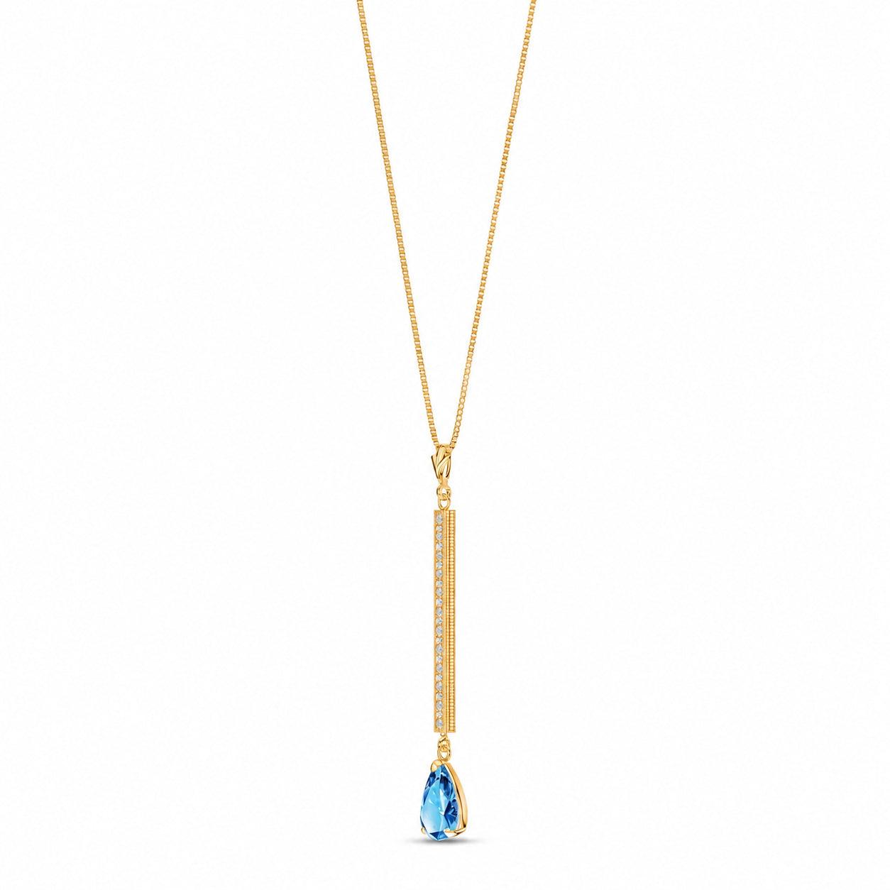 Yellow Gold Grace Necklace Citrine 10K — Adelaide