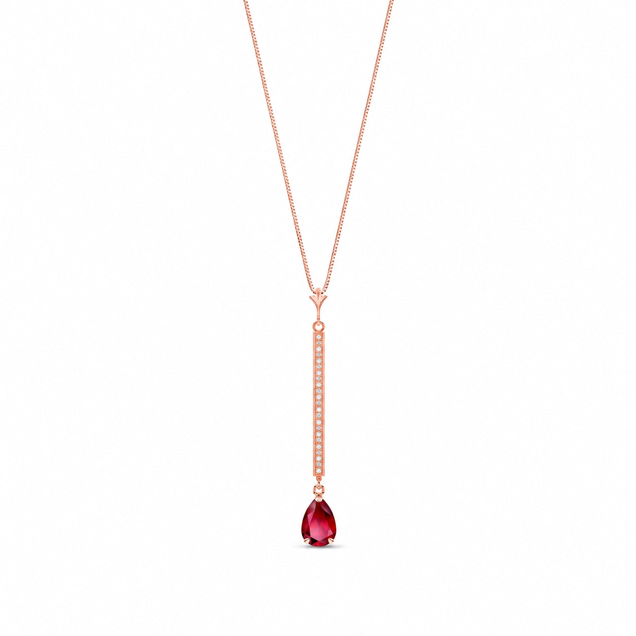 Rose Gold Grace Necklace Opal 10K — Adelaide