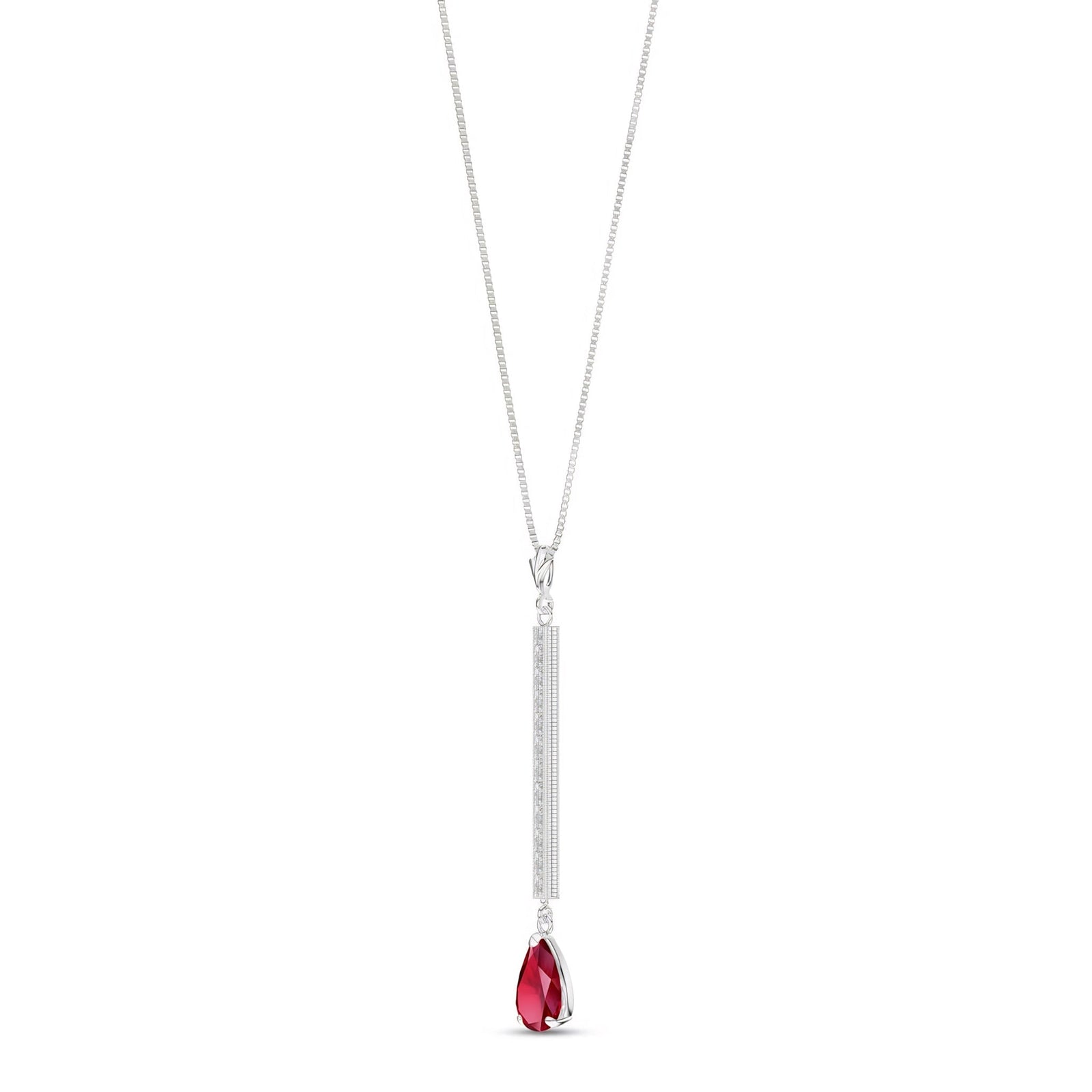 White Gold Grace Necklace Opal 10K — Adelaide