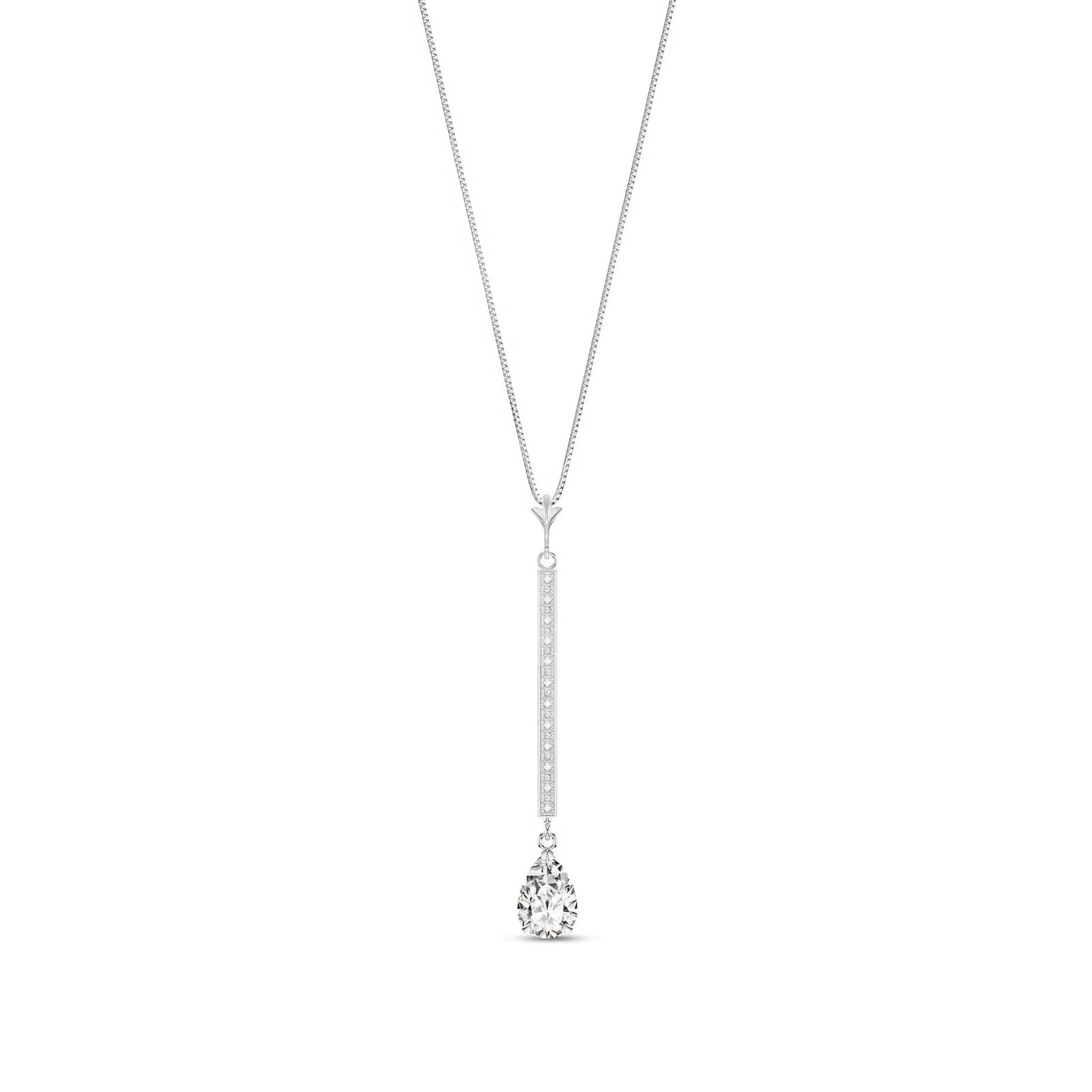 White Gold Grace Necklace Peridot 10K — Adelaide