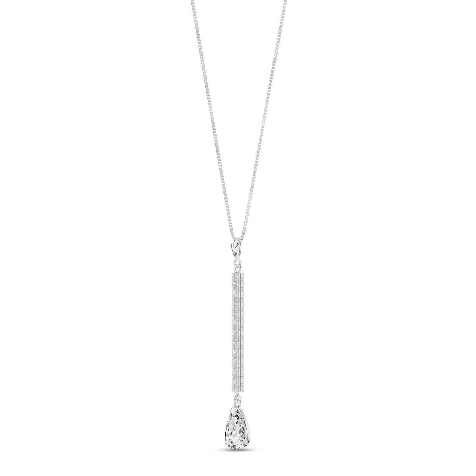 White Gold Grace Necklace Peridot 10K — Adelaide
