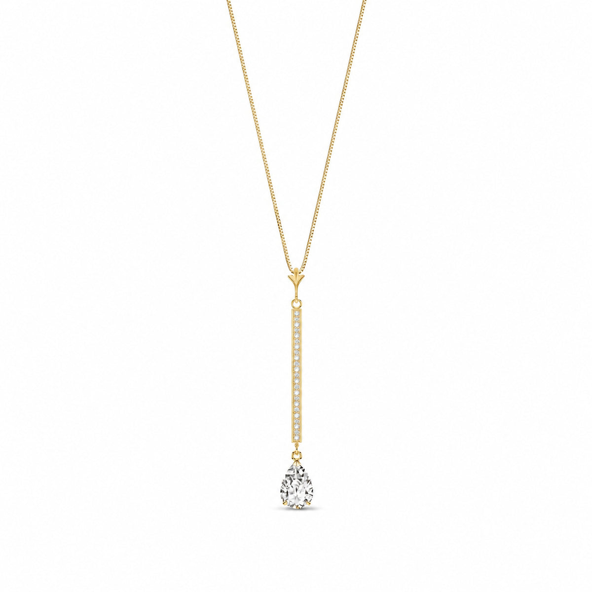 Yellow Gold Grace Necklace Peridot 10K — Adelaide