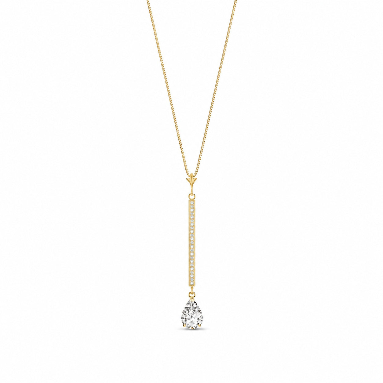 Yellow Gold Grace Necklace Peridot 10K — Adelaide