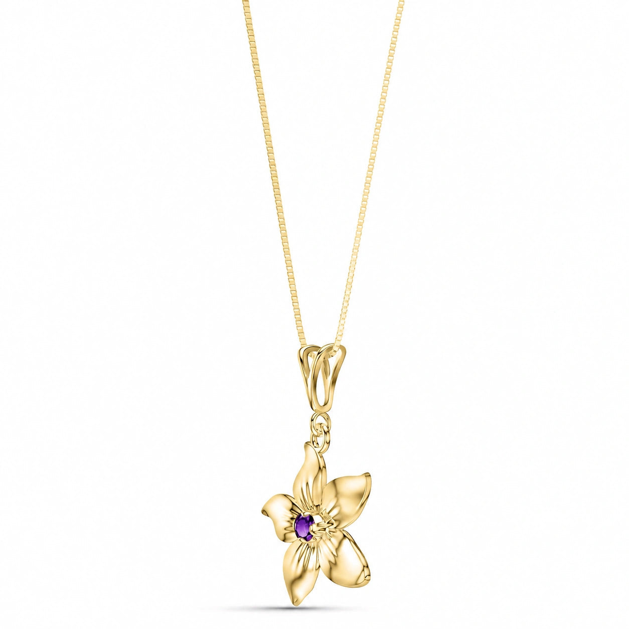 Yellow Gold Amethyst — Adelasia