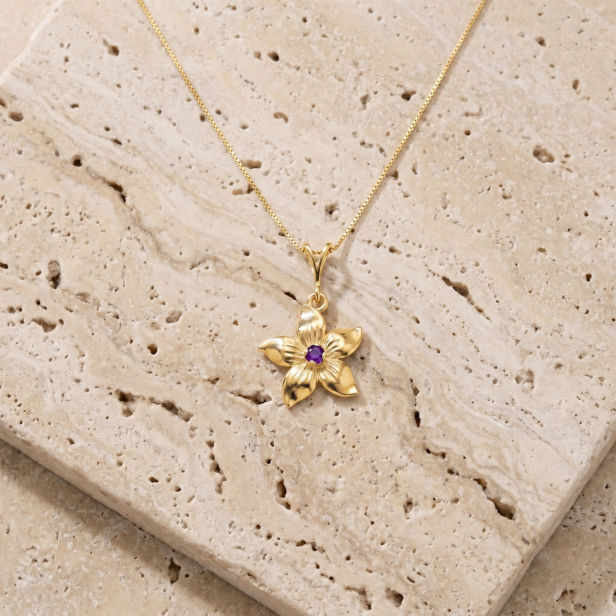 Yellow Gold Amethyst — Adelasia