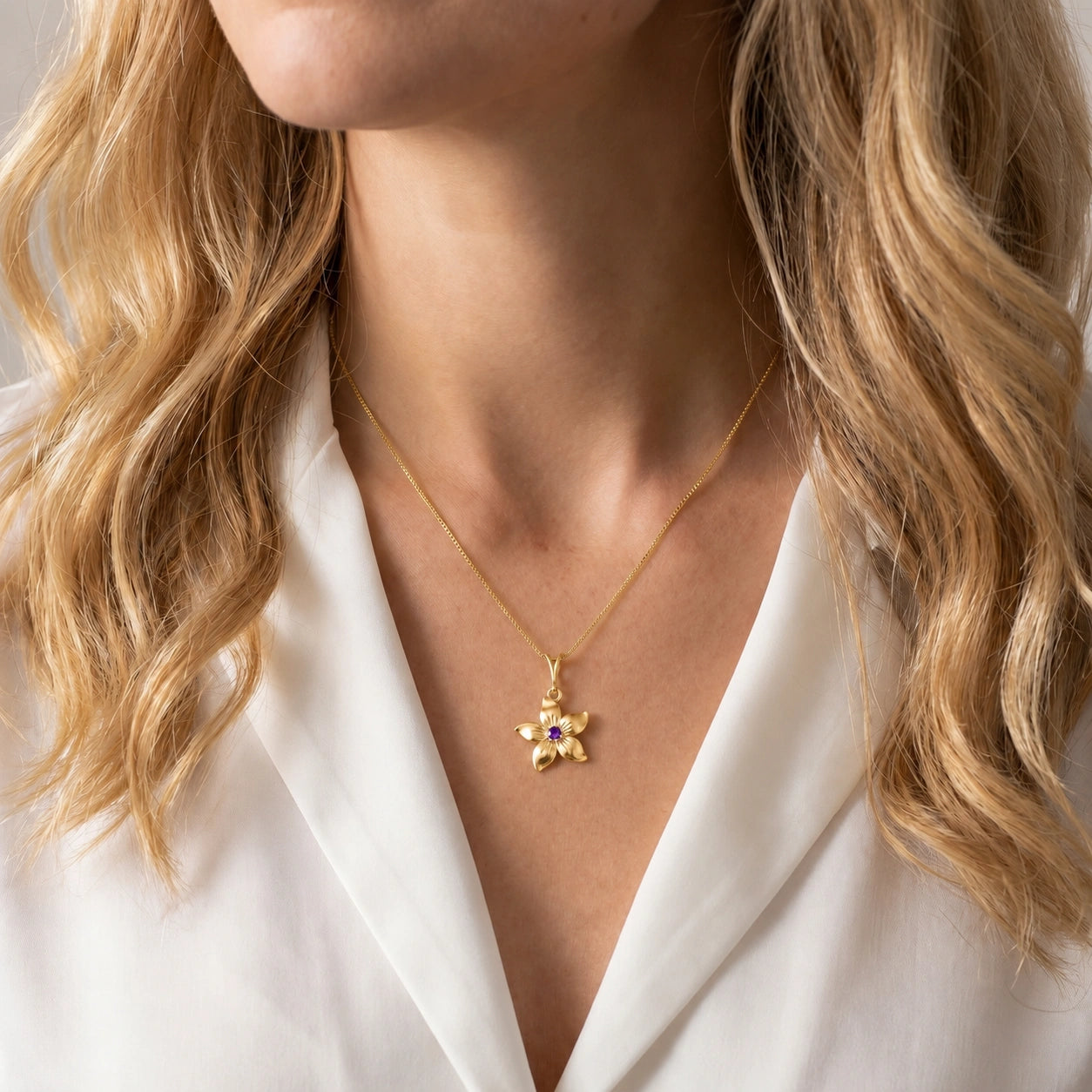 Yellow Gold Amethyst — Adelasia
