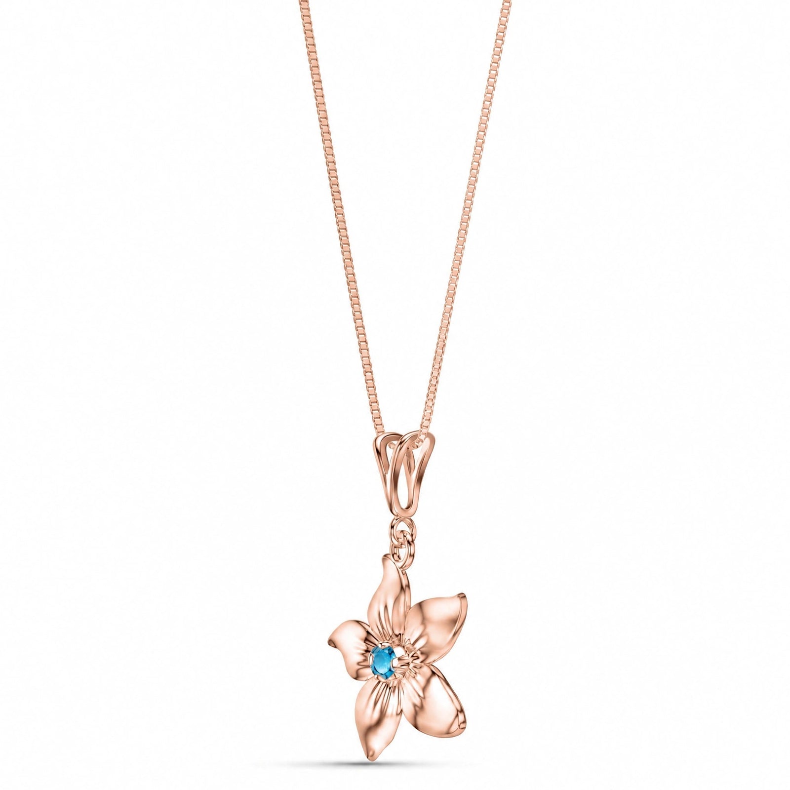 Rose Gold Blue Topaz — Adelasia