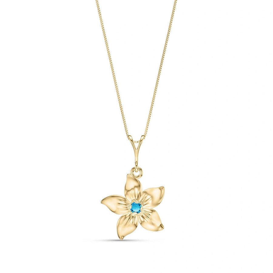 Yellow Gold Blue Topaz — Adelasia
