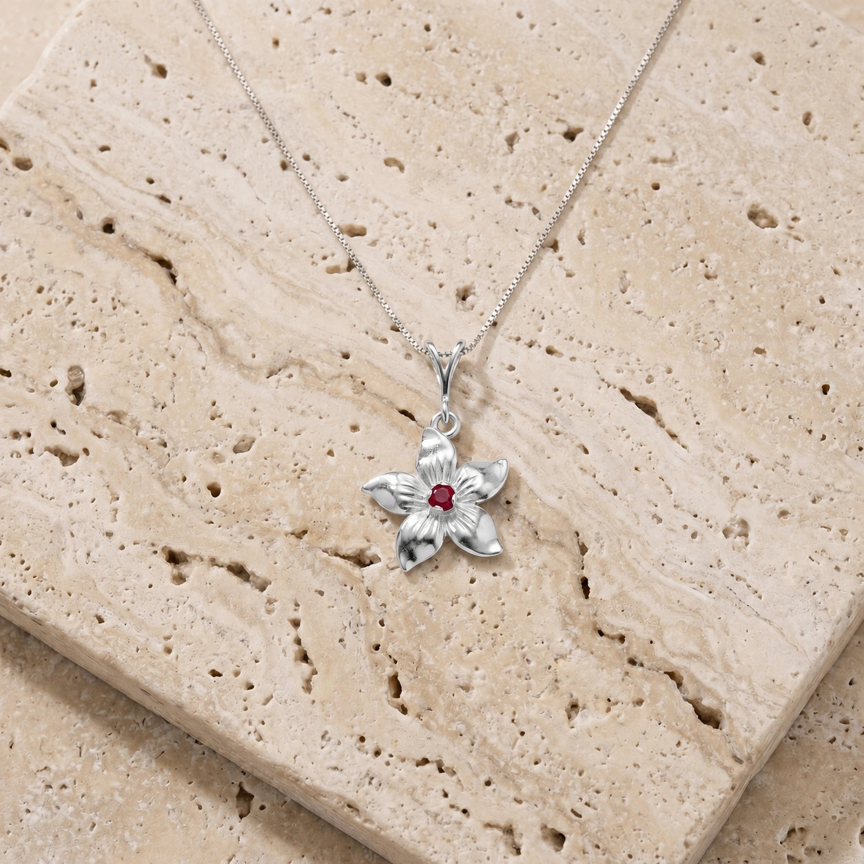 White Gold Ruby — Adelasia