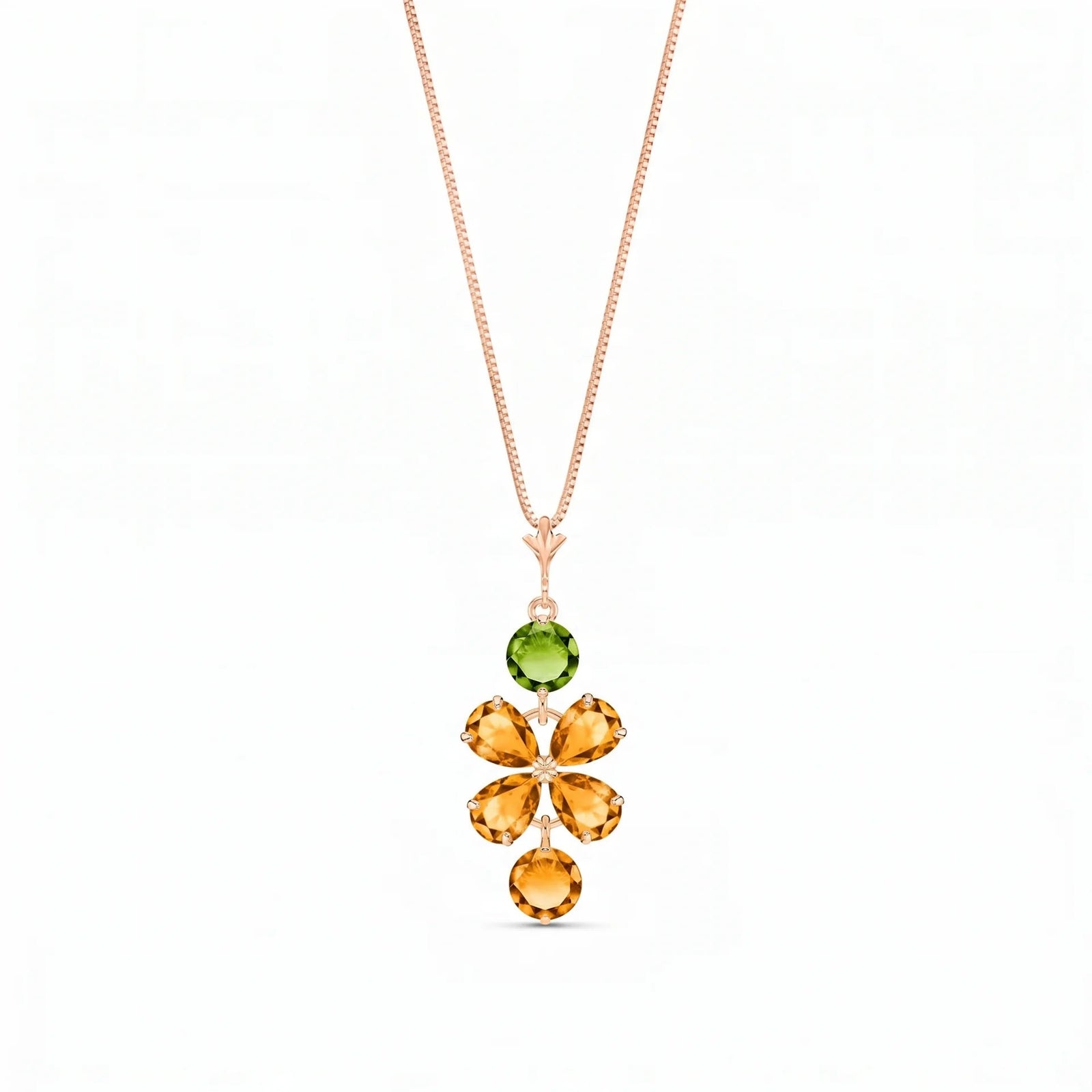 Rose Gold Classic Necklace Amethyst 10K — Arianna