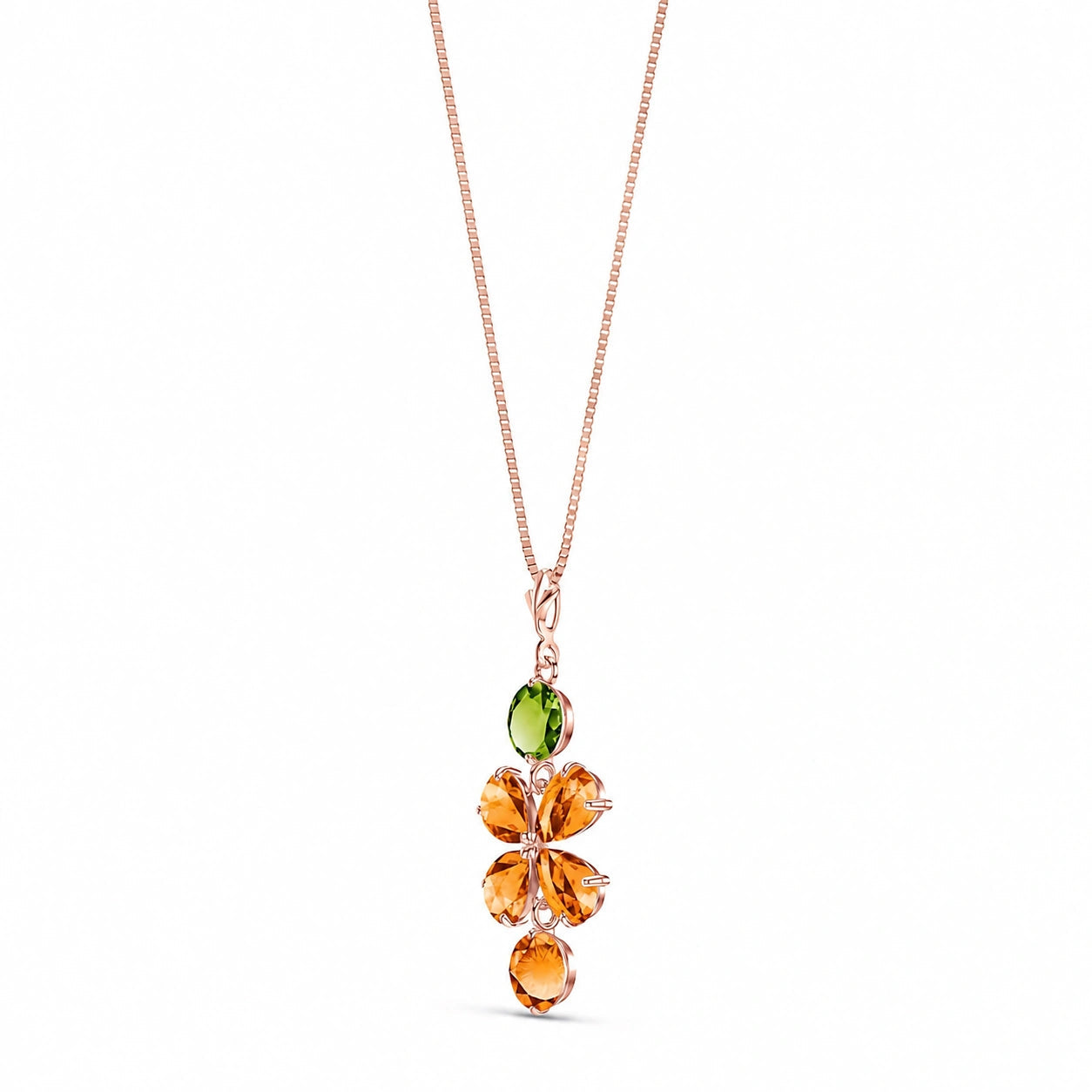 Rose Gold Classic Necklace Amethyst 10K — Arianna