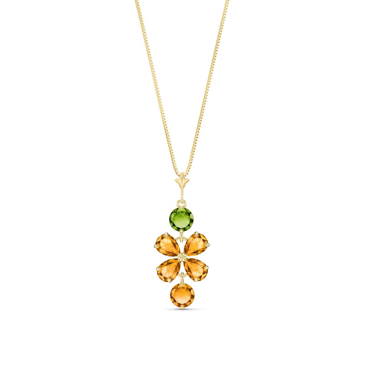 Yellow Gold Classic Necklace Amethyst 10K — Arianna