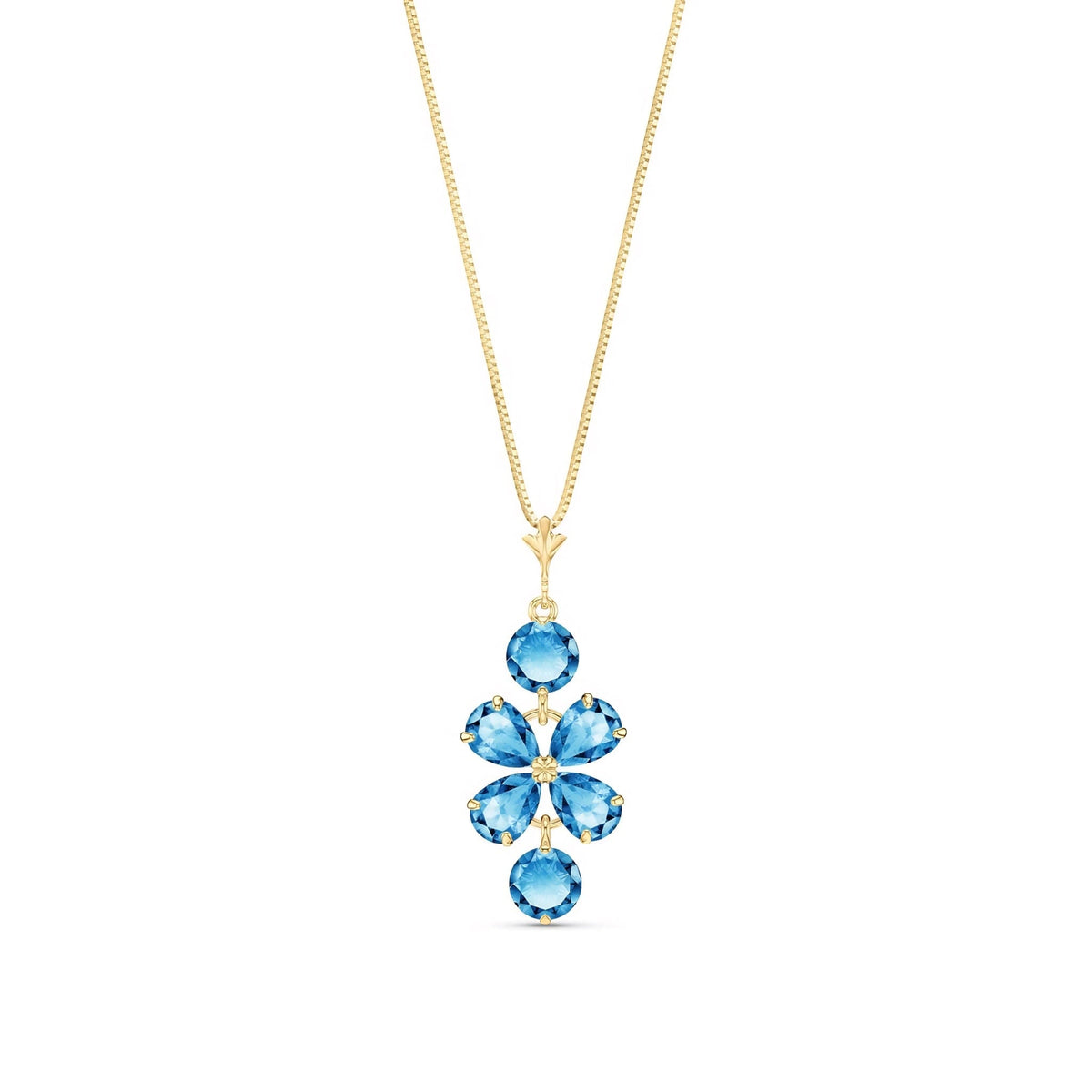 Yellow Gold Classic Necklace Citrine 10K — Arianna