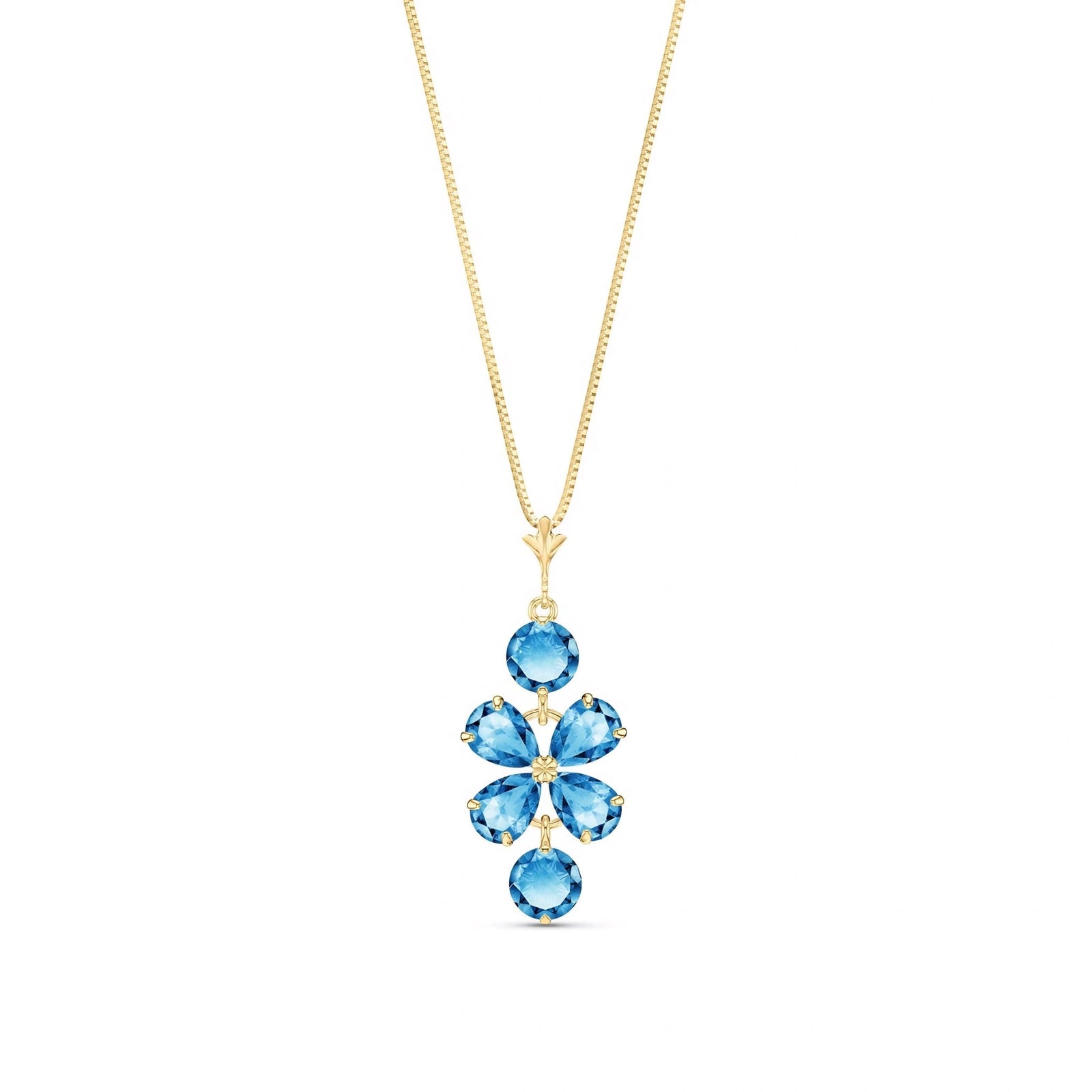 Yellow Gold Classic Necklace Citrine 10K — Arianna
