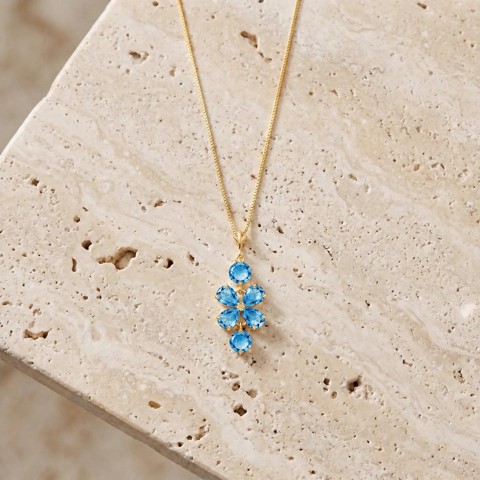Yellow Gold Classic Necklace Citrine 10K — Arianna