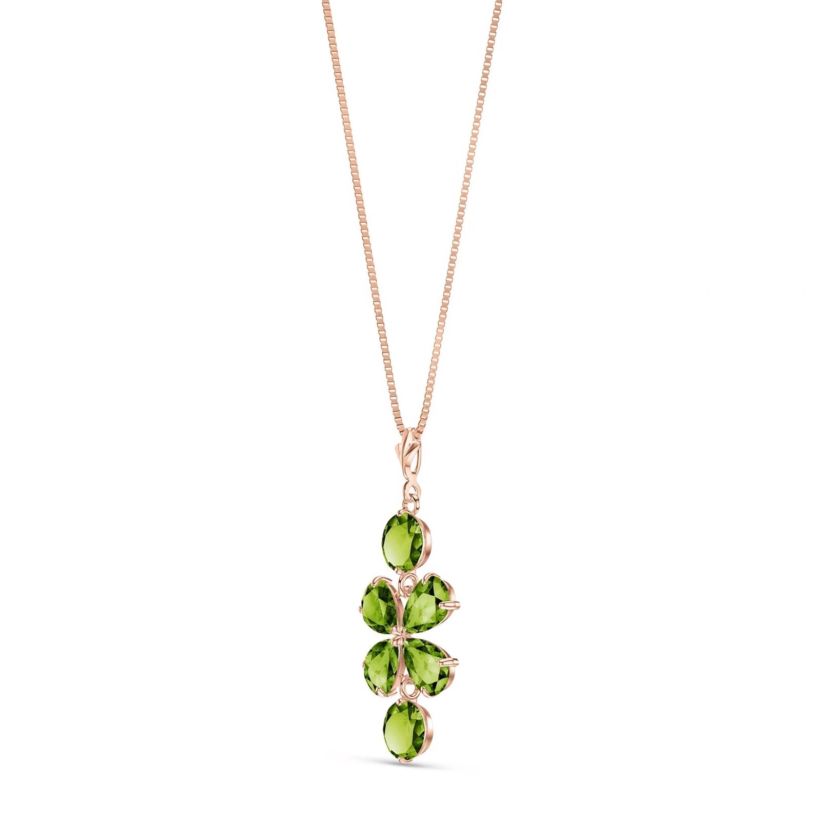 Rose Gold Classic Necklace Garnet 10K — Arianna