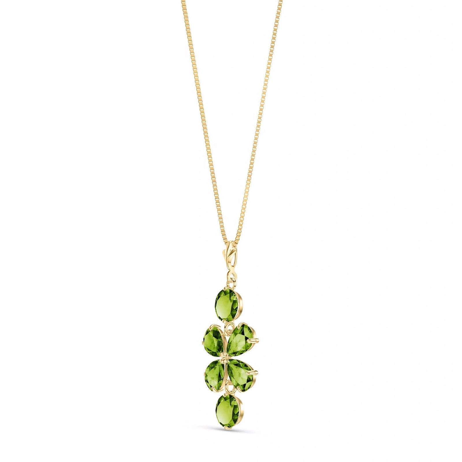 Yellow Gold Classic Necklace Garnet 10K — Arianna