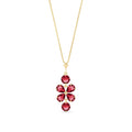 Yellow Gold Classic Necklace Ruby 10K — Arianna