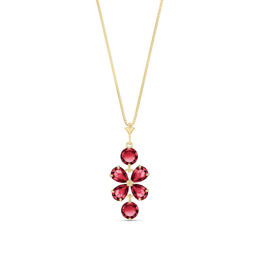 Yellow Gold Classic Necklace Ruby 10K — Arianna