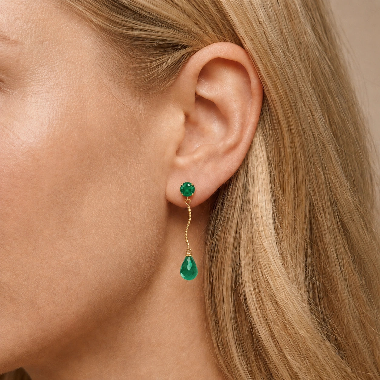 Yellow Gold Emerald — Mariaanastasia