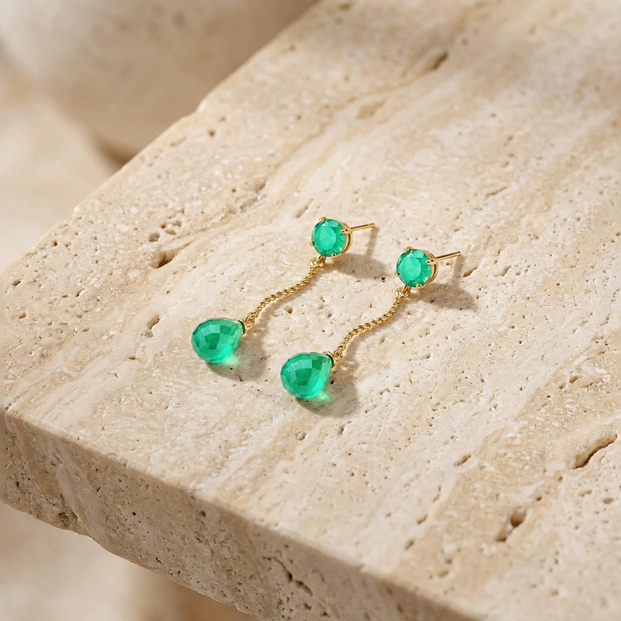 Yellow Gold Emerald — Mariaanastasia
