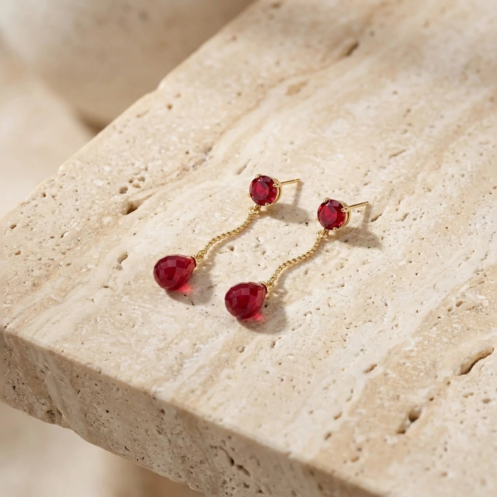 Yellow Gold Ruby — Mariaanastasia