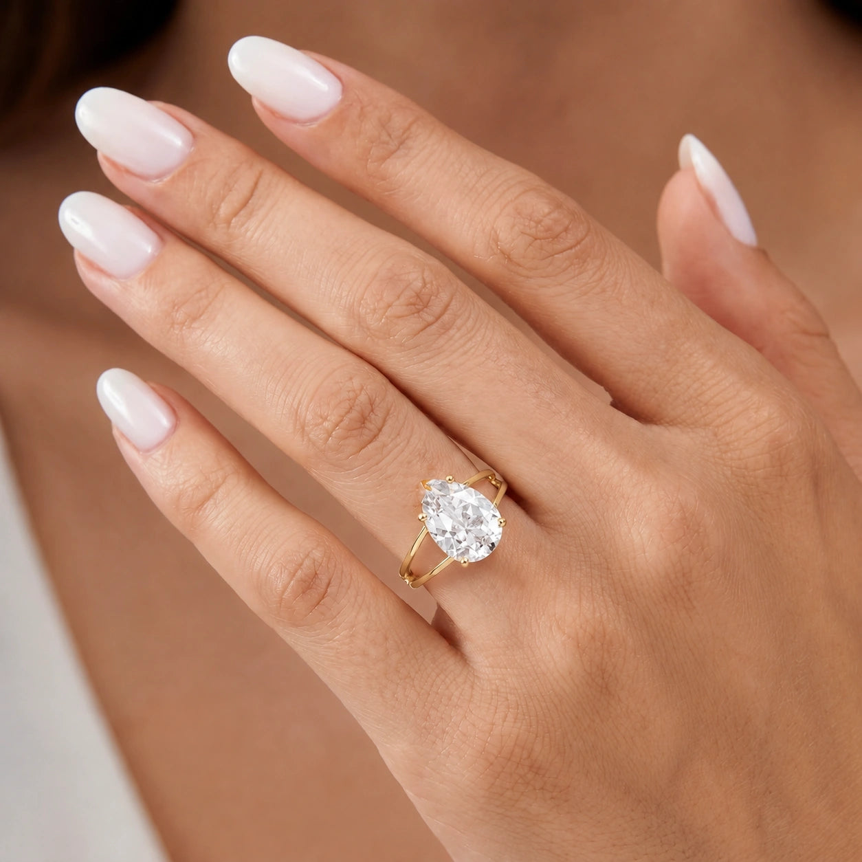 Yellow Gold Heirloom Ring White Topaz 10K — Aurora