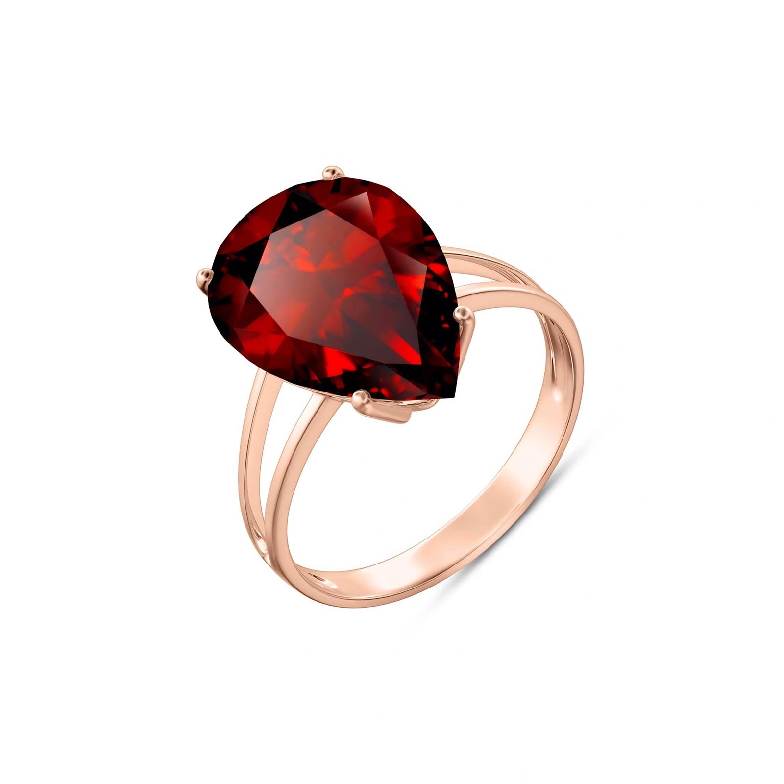 Rose Gold Garnet — Claudia