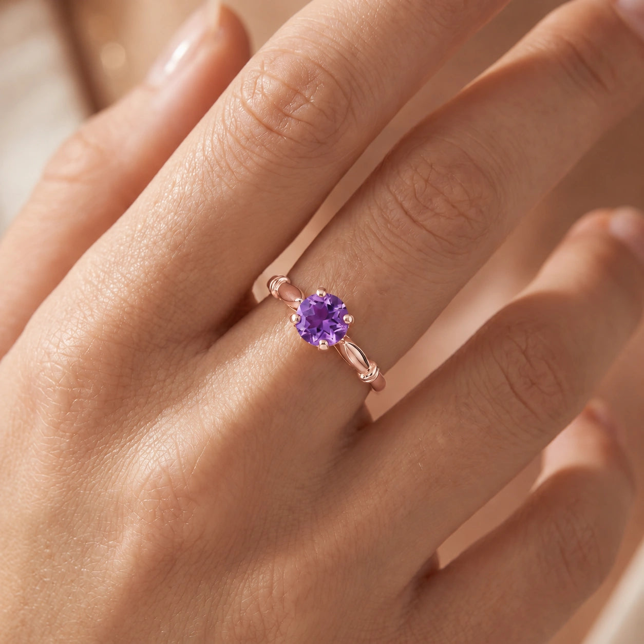 Rose Gold Amethyst — Ausilia