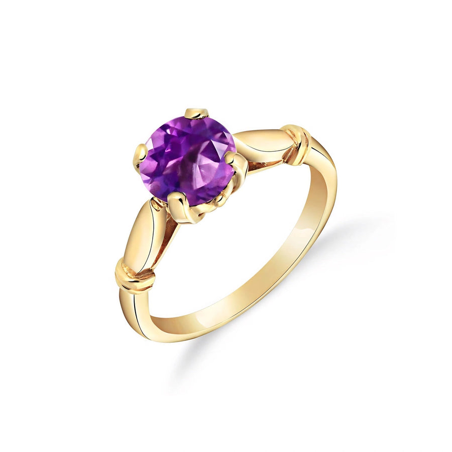Yellow Gold Amethyst — Ausilia